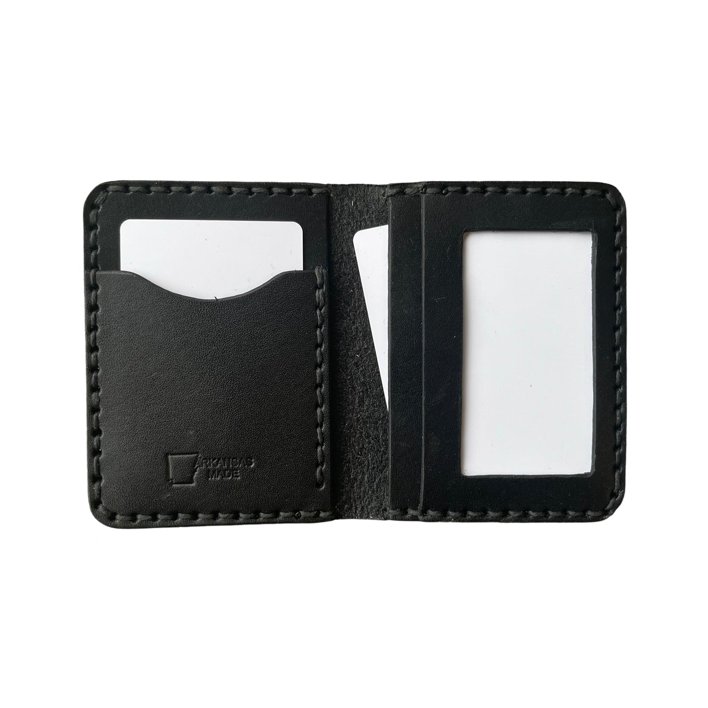 4 Pocket ID Window Bifold - Black