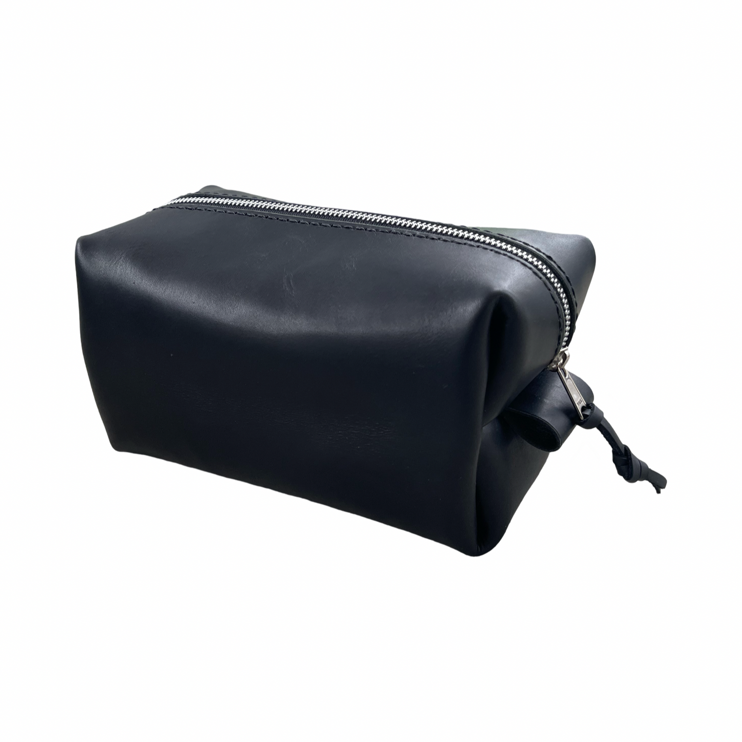 Leather Dopp/Shave Kit - Black