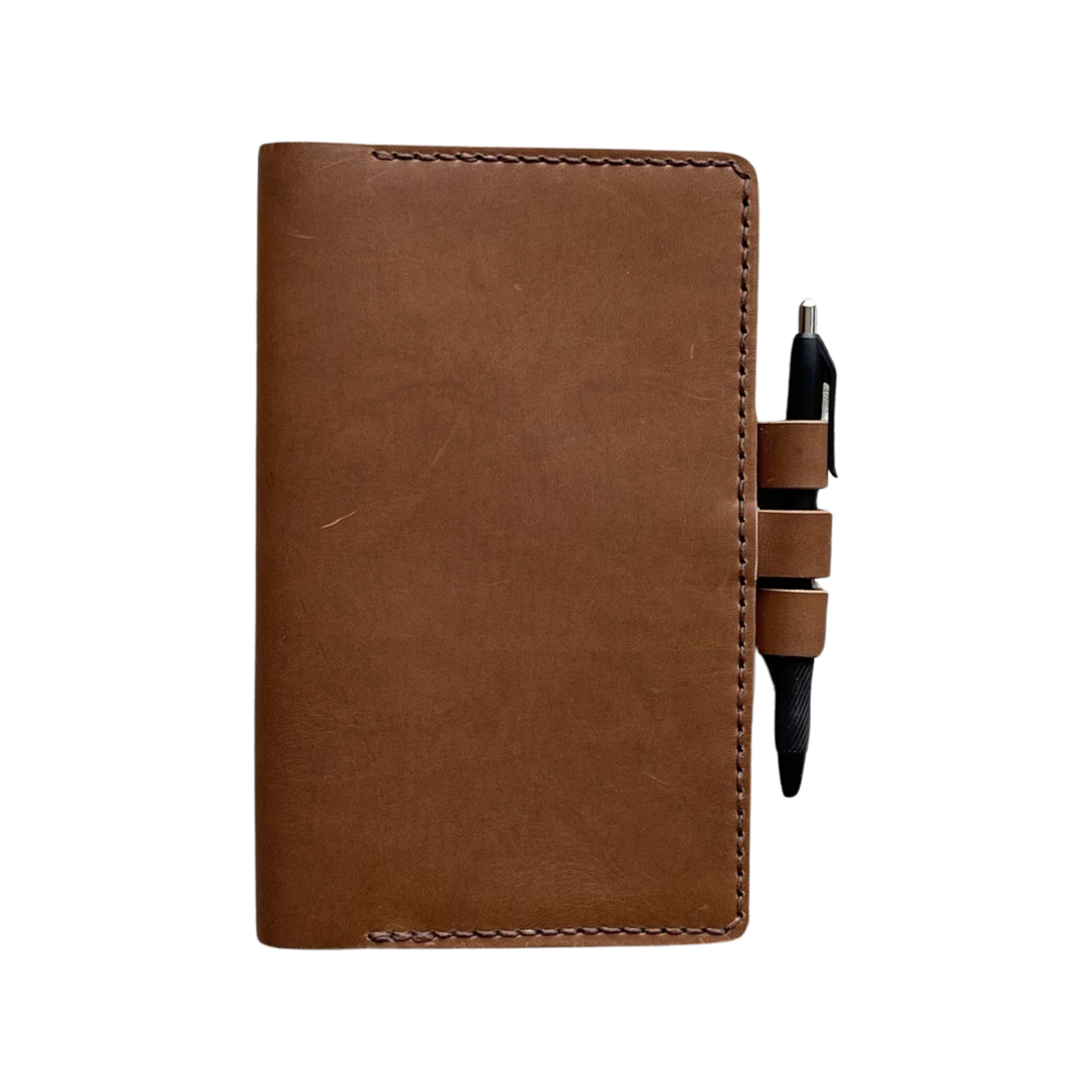 Pen Loop Notebook - English Tan